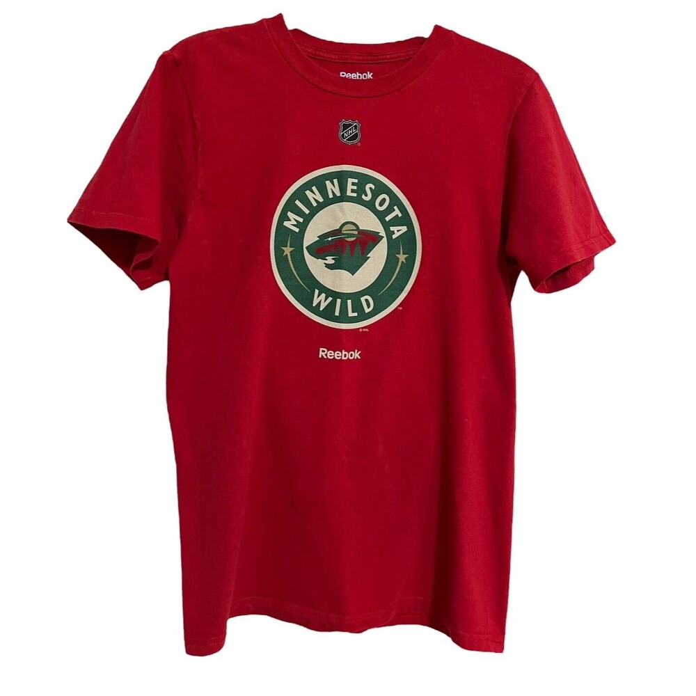 Minnesota Wild 11 Zach Parise Reebok NHL Hockey T-Shirt ~ Red Adult Small